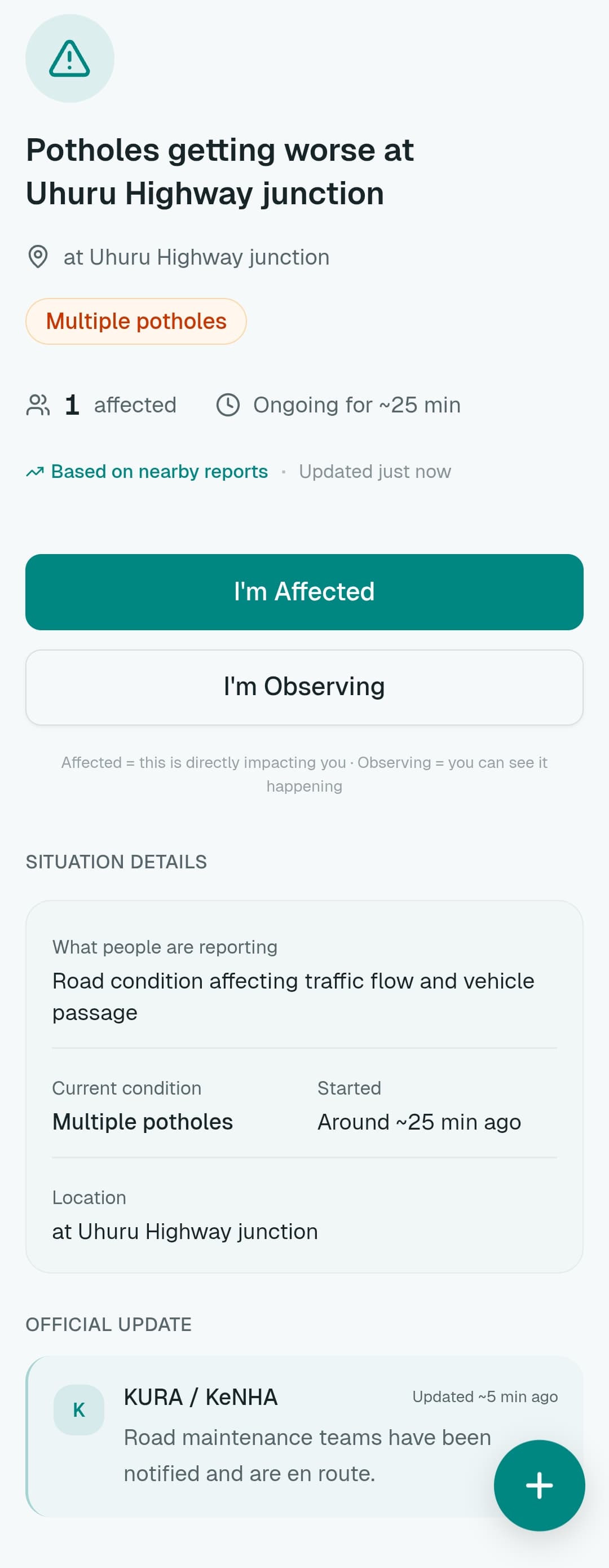 Hali app cluster detail explaining what is happening